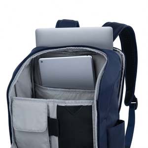 Daily Fashion Slim Backpack <b>for</b> <b>Men</b> Women Zipper Closure Convenient Carry-<b>On</b> Laptop Bag Polyester Lining Fits Laptops Tablets - Product Image 3
