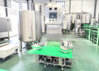 Machine de lavage de fûts de bière à double tête en acier inoxydable, système de nettoyage de fûts pour brasserie artisanale, lave-fûts de bière pression