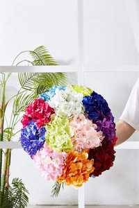 <span class=keywords><strong>Bouquet</strong></span> de fleurs artificielles en hydrangea en soie de haute qualité, fleurs artificielles en hydrangea en tissu pour la décoration de <span class=keywords><strong>mariage</strong></span> et de la maison - Product Image 6