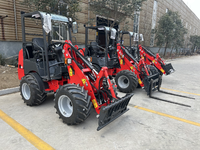 YOUNGBISON Y1160 4x4 Mini Farm 4WD, traktor kompak/muatan/Backhoe dengan komponen inti mesin Esensial, Beli sekarang