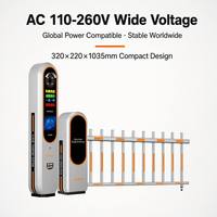Barrera de Tráfico Automática Keydeone KDW-BG-L50 DC Sin Escobillas de Doble Carril con Control Remoto QR para Vehículos de Alta Velocidad