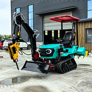 Tracteur à chenilles 25/35 CV pour machines agricoles, avec boîte de vitesses, cultivateur, rotoculteur et brise-roche hydraulique – Approvisionnement direct usine - Product Image 1