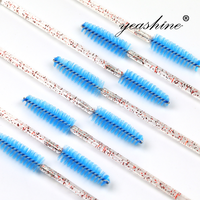 Brosses à cils de marque privée outils de brosse Spoolie échantillon de cils gratuit ensemble de maquillage strass sac Extension de cils