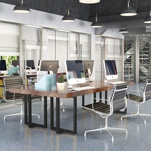 Bingkai Meja Restoran Meja Kantor Besi Cor Bangku Baja Furnitur Makan Kopi Kaki Meja Logam untuk Meja Makan - Product Image 4