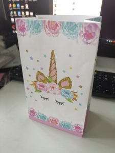 Sacchetti regalo di carta unicorno borsa per feste festa di unicorno Baby Shower decorazioni per il compleanno scatola di caramelle bomboniere evento Suministros Para Fiestas - Product Image 6