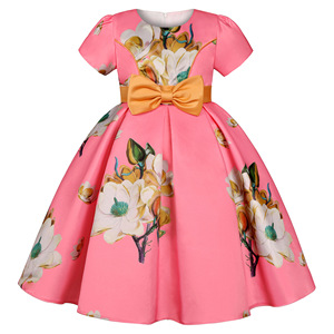 Mode fleur fille <span class=keywords><strong>robe</strong></span> fête anniversaire mariage princesse bébé filles vêtements enfants enfants fille robes - Product Image 5