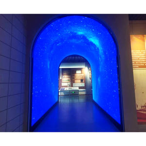 Certification de <span class=keywords><strong>cinéma</strong></span> d'<span class=keywords><strong>aviation</strong></span> Murs de vidéos micro LED incurvés flexibles immersifs de 8K Écran d'affichage à LED interactif de tunnel de temps - Product Image 5
