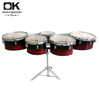 6 to 14 Inch Musical Marching Percussion Instruments Marching Tennor 3PC Tom Drum
