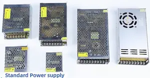 Pabrik grosir led driver IP20 logam shell besi mesh 24V 200W Led power supply