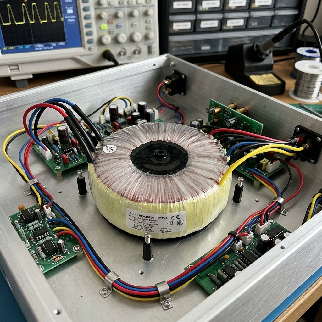HiFi Audio <strong>Toroidal</strong> <strong>Transformer</strong> Low Hum Pure Copper Ring Cow <strong>Transformer</strong> 100VA 200VA <strong>400VA</strong> for Power Amplifier