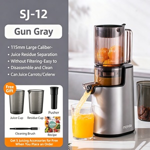 <span class=keywords><strong>Extracteur</strong></span> de <span class=keywords><strong>jus</strong></span> électrique à froid à grande ouverture, presseur <span class=keywords><strong>horizontal</strong></span> à mastication lente, pour une extraction de <span class=keywords><strong>jus</strong></span> riche en nutriments, idéal pour un usage domestique - Product Image 3