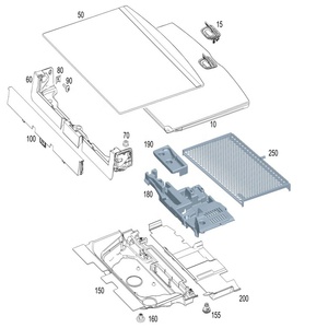 Alfombrilla para <span class=keywords><strong>Maletero</strong></span> de Coche 0996800184, Cubierta para el Suelo con Asa para Mercedes Benz W176 W246 X156 X253 - Product Image 6