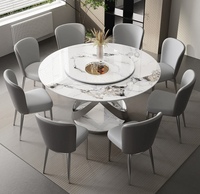 Table à manger rotative circulaire de style chinois moderne, idéale pour la maison, l'hôtel, l'appartement ou la villa - Offre spéciale