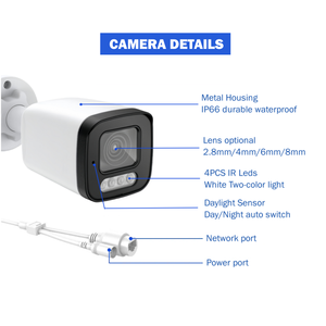 Xonz 16 kênh an ninh PoE Máy Ảnh Bộ dụng cụ, con người và xe phát hiện Sony imx307 ngoài trời hệ thống an ninh PoE HD Máy Ảnh Bộ dụng cụ - Product Image 5