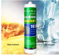 Mastic silicone RTV transparent, neutre ou acétique, pour joints, étanchéité de toitures en béton et tubes