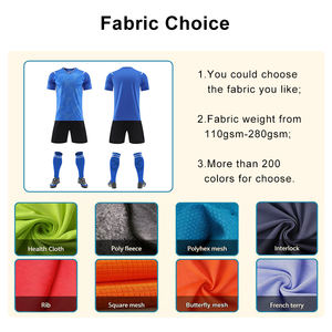 Conjuntos de Uniformes de Fútbol para Hombre con Logotipo Personalizado al por Mayor, Manga Corta, Secado Rápido, Transpirable, con Impresión por Transferencia de Calor - Product Image 4