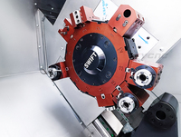 Tour CNC horizontal de précision 3 axes TCK56Y, robuste, avec commande GSK, changeur d'outils automatique unique et conception à banc incliné