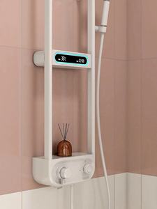 Meilleure vente 2024 luxe exposé pluie pluie blanc thermostatique moderne salle de bain laiton douche <span class=keywords><strong>mitigeur</strong></span> ensemble - Product Image 6