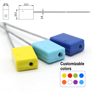 YDCS-103 높은 보안 <span class=keywords><strong>UHF</strong></span> <span class=keywords><strong>RFID</strong></span> 안티 탬퍼 NFC 자동 잠금 케이블 씰 트럭 물류를위한 금속 보안 태그 번호 - Product Image 2
