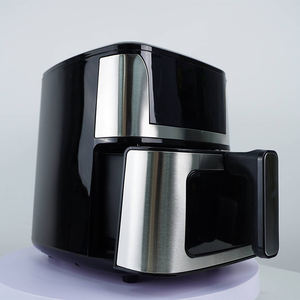 Four à air chaud multifonctionnel 5,5 L avec 8 programmes de cuisson numériques, rôtissoire carrée, déshydrateur, cuisinière sans huile, grille-pain - Product Image 3