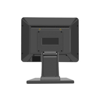 Monitor de Pantalla Táctil Impermeable IP65 de 15 Pulgadas 4:3, Computadora Industrial Todo en Uno, Panel TFT LCD IPS, PC con RS232/USB DVI, Kiosco POS, ROHS