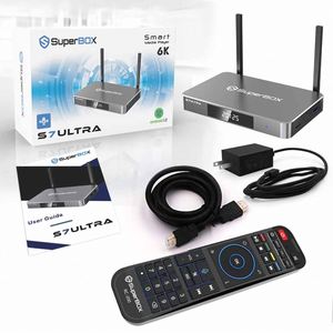กล่องทีวีแอนดรอยด์แท้ SUPER BOX S7 Ultra รุ่น 4GB RAM 128GB ROM พร้อมฟังก์ชั่น Replay 7 วัน สหรัฐอเมริกา สินค้าคงคลัง - Product Image 1