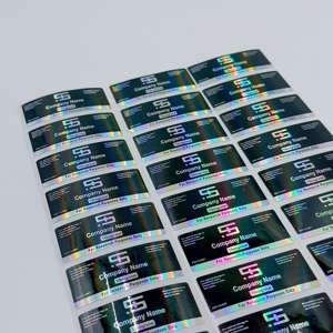 Autocollants holographiques <span class=keywords><strong>Pharma</strong></span> Labs - Étiquettes pour flacons de 8 ml et 10 ml et boîtes d'emballage - Product Image 2