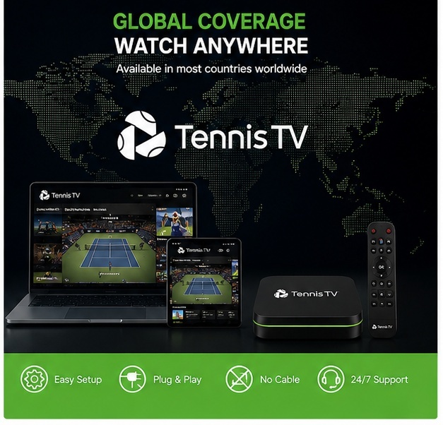 1 Month Subscription to Tennis Tv Software