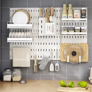 Keuken Magnetische Muur Servies Gebruiksvoorwerp Schotel Lepel Pot Deksel Mes Koelkast Side Storage Rack Organizer Houder Opknoping Plank