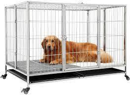 Jaula de Metal de aluminio <span class=keywords><strong>para</strong></span> mascotas, jaula barata <span class=keywords><strong>para</strong></span> <span class=keywords><strong>perros</strong></span>, venta al por mayor - Product Image 2