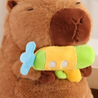 Peluche Capybara Super Douce en Coton PP, Jouet Rembourré Unisexe Fabriqué en Chine