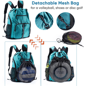<span class=keywords><strong>Bolsa</strong></span> de <span class=keywords><strong>Piscina</strong></span> Personalizada con Cordón y Compartimento para Zapatos, para Artículos de Aseo, Toallas, Gimnasio, Viajes, Mochila de Playa <span class=keywords><strong>Grande</strong></span>, Impermeable y Resistente a la Arena - Product Image 2