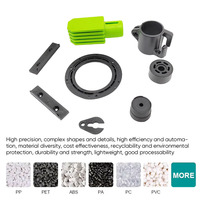 Moldes de inyección de plástico personalizados de alta calidad, fabricación de piezas de engranajes de plástico personalizadas en materiales ABS PA, servicio de moldeo de plástico