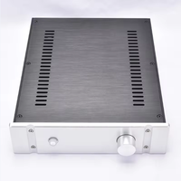 Boîtier électronique personnalisé en aluminium carré, boîtier d'amplificateur en aluminium OEM, boîtier électronique en aluminium CNC 250