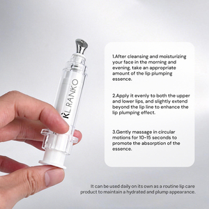 Suero Labial Voluminizador OEM con Rodillo, Ácido Hialurónico, Vitamina C, Células Madre de Orquídea, Sin Fragancia, No Pegajoso, para Piel Sensible - Product Image 6