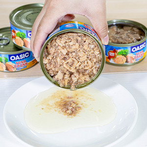 2025 Più Popolare <span class=keywords><strong>Tonno</strong></span> in Scatola da 140g di Vari Tipi Cinesi in Olio - <span class=keywords><strong>Tonno</strong></span> Fresco Pronto da Mangiare Marca Oasis, Durata di Conservazione 3 Anni - Product Image 6