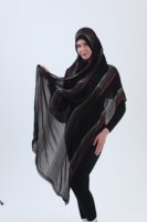 Nouvelle mode longue paillettes Hijab pour femmes musulmanes automne châles respirant Jacquard Viscose Modal Dubaï brillant coton écharpe