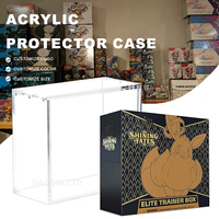 Caja de Exhibición Transparente de Acrílico ETB con Imán de Neodimio N52 Resistente, 8 Años de Duración, Sin Amarilleamiento, Soporte para Logotipo Personalizado