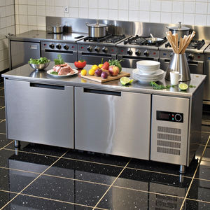 Refrigerador <span class=keywords><strong>congelador</strong></span> bajo encimera <span class=keywords><strong>nevera</strong></span> mesa de trabajo 1,8 m banco de trabajo comercial refrigerado por aire bajo encimera <span class=keywords><strong>nevera</strong></span> - Product Image 6