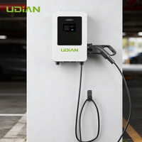 Chargeur EV DC CCS2 21 kW, 220 V AC vers DC mural, chargeur EV intelligent avec application WiFi domestique, charge rapide DC pour Tesla BYD, compatible OTA