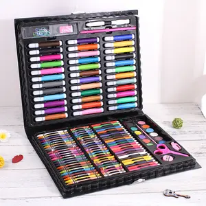 Ready to ship kids gift sets stationery suppliers popular school teenagers kids 150pcs arts drawing sets craft set