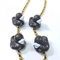 Kalung Manik Jaring Laba-laba Bebek Hitam Halloween Grosir, Dekorasi Pesta Karnaval Halloween Harga Pabrik Grosir