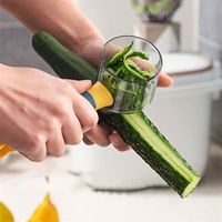 Multifunctionele Aardappelschiller Antislip Handvat Fruit Groente Draaibare Dunschiller Met Container Opbergdoos