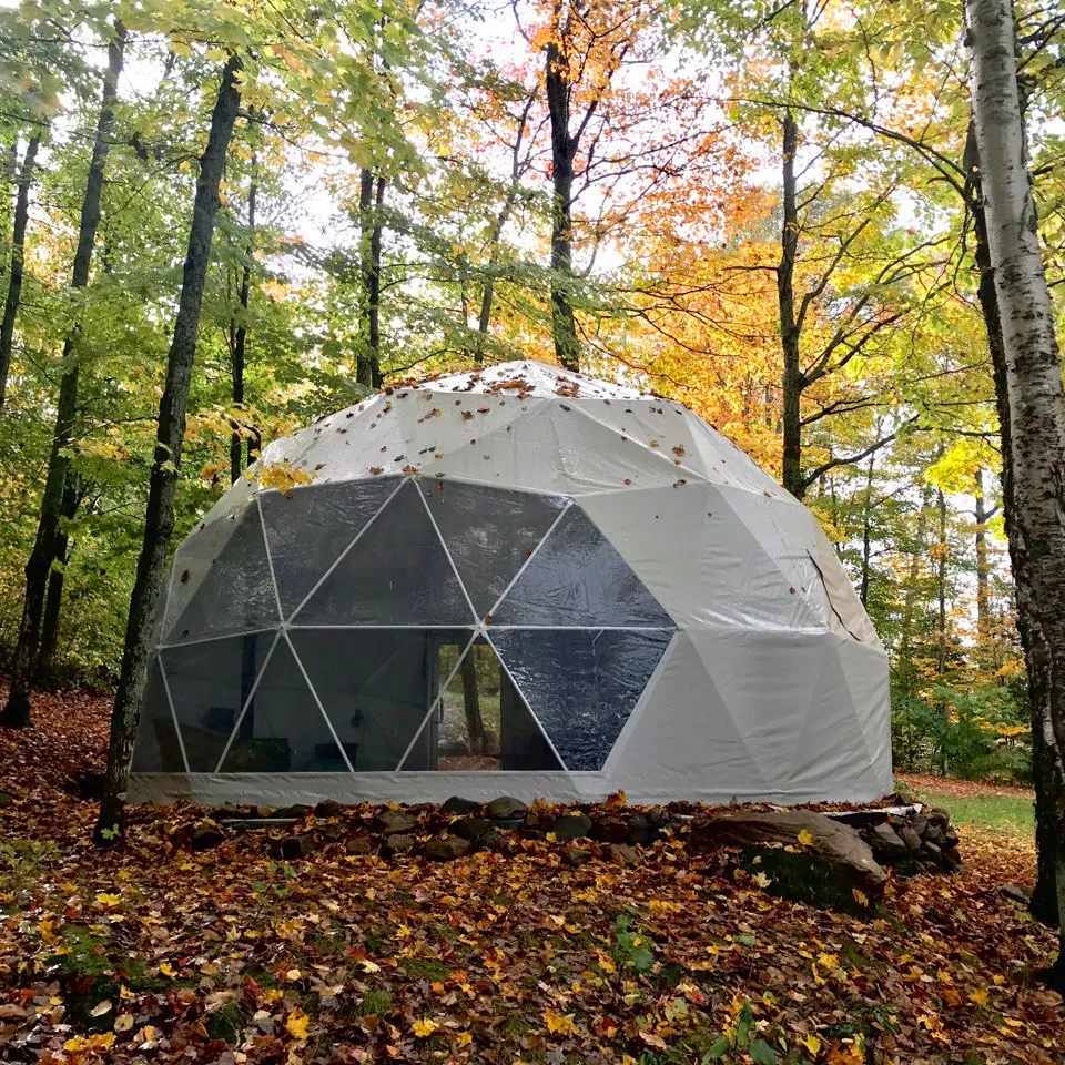 خيمة حفلات الإيكولوجية قبة للبيئة المعيشية قبة خيمة للبيع-الجيوديسية قبة igloo لتلميح