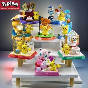 Autentica Scatola Misteriosa <span class=keywords><strong>Pokémon</strong></span> con <span class=keywords><strong>Pikachu</strong></span> e i Suoi Amici, Statuetta in Vetro, Decorazione da Scrivania, Regalo per Ragazze dai 5 ai 7 Anni - Product Image 2