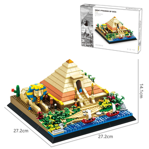 Wange 5257 Set di Costruzioni MOC Piramidi di <span class=keywords><strong>Giza</strong></span>, Modello Educativo in Mattoncini di Plastica per Bambini, Giocattolo Personalizzabile da Collezione, Vendita all'Ingrosso - Product Image 5