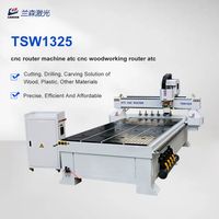 1325 ATC CNC routeur 9kw Yaskawa Servo moteur oscillant couteau tangentiel gravure équipement de coupe travail du bois Syntec