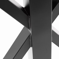 Supports et pieds de table modernes minimalistes en fer forgé pour bureau, établi, table de conférence - Finition thermolaquée
