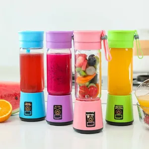 2025 Nuova Frullatore Portatile Elettrico Wireless USB Ricaricabile con Lama in Acciaio Inox, <span class=keywords><strong>Mini</strong></span> Mixer per Alimenti da 380ml per Esterni - Product Image 1