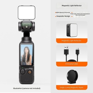 <span class=keywords><strong>Mini</strong></span> Lampe d'Appoint Magnétique Portable avec Température de Couleur Réglable pour Caméras d'<span class=keywords><strong>Action</strong></span>, Selfies et Photographie - Product Image 2